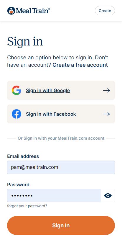 Meal train login - Learn how to set up and manage your email preferences, sign in or sign up, and edit or delete your account on Meal Train. Find answers to common questions about email …